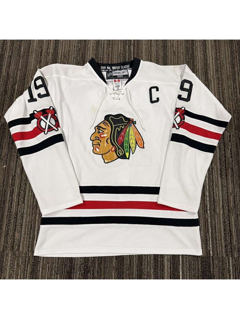 Jonathan Toews #19 Chicago Blackhawks 2015 Winter Classic Reebok Jersey Men’s